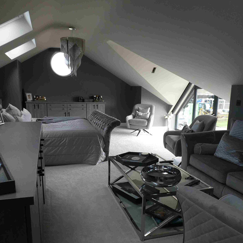 Photo of home design by PAB featuring a stylish bedroom for homeowners in Culcheth.