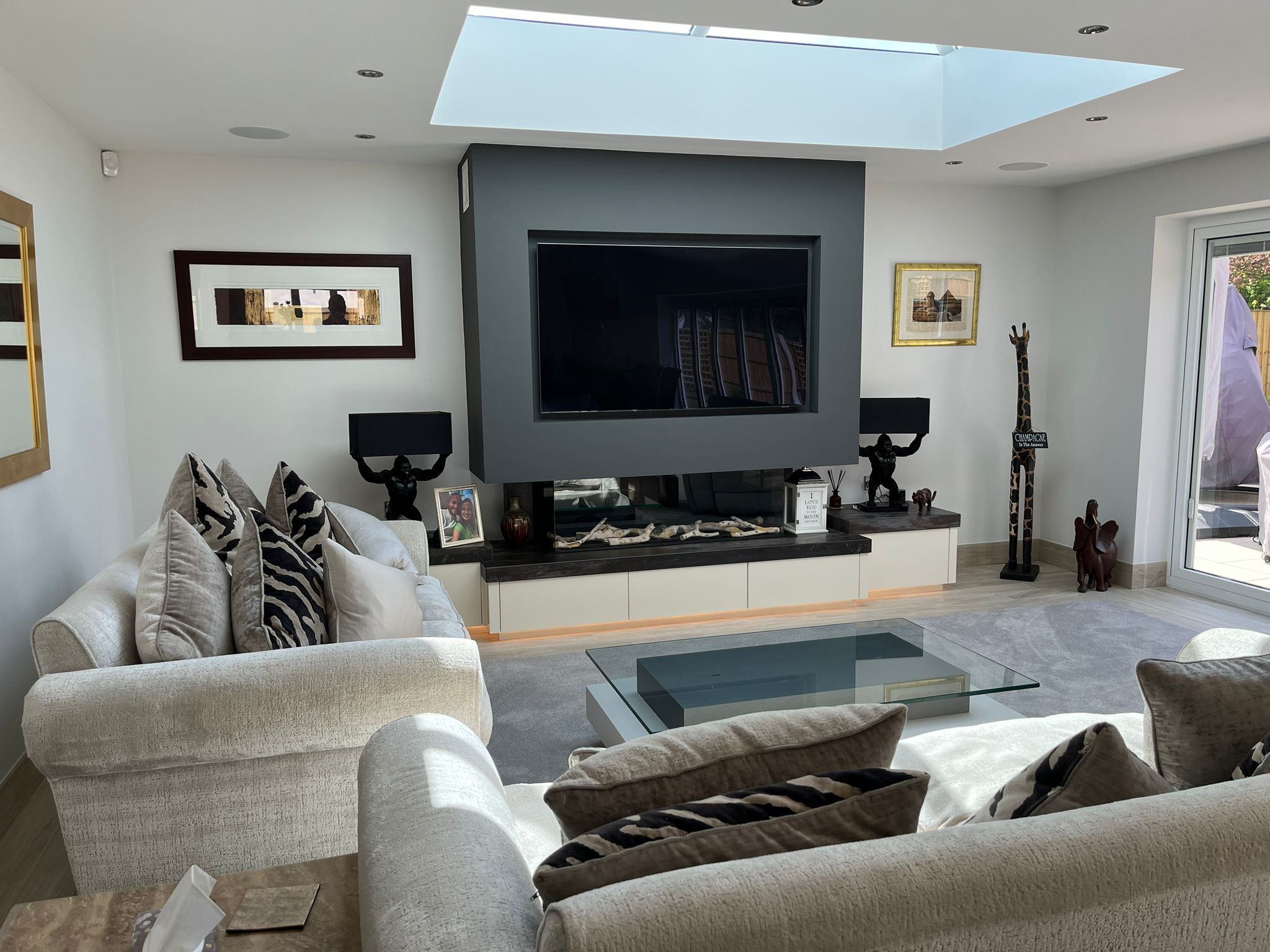 Contemporary living space creating a luxurious, comfortable home in Culcheth
